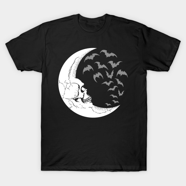 Gothic Moon T-Shirt by RavenWake